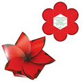 Poinsettia Flower Gift Card Holder/Holiday Card w/ Full Color Graphics Both